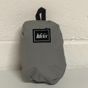 REI Packable Tote Bag Gray 11 x 6 in Vintage Camping Hiking Outdoors Co-Op